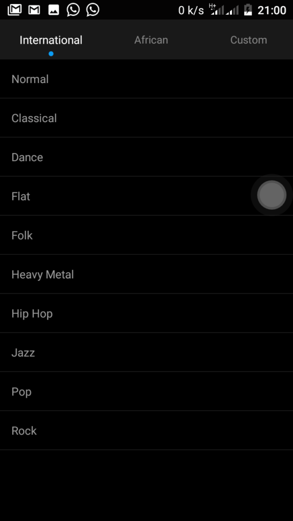 Tecno Spark K7 Music Interface Image