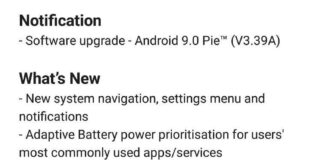 Infinix Note 5 Android 9.0 Pie updates