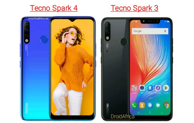 Tecno Spark 4 vs Tecno Spark 3: What has Changed? | DroidAfrica