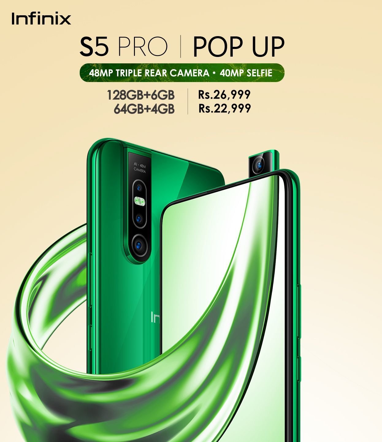 New version of Infinix S5 Pro launched in Pakistan, has 40-MP selfie