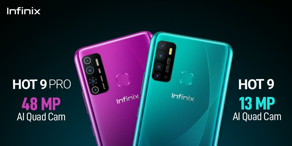 infinix Hot 9 and hot 9 pro in India