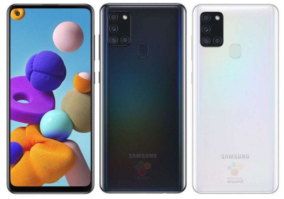 Samsung Galaxy A21s renders are here; Exynos 850 in tour
