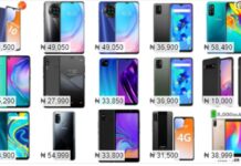 Best smartphones under 40000 Naira in Nigeria (1st Quarter 2021)