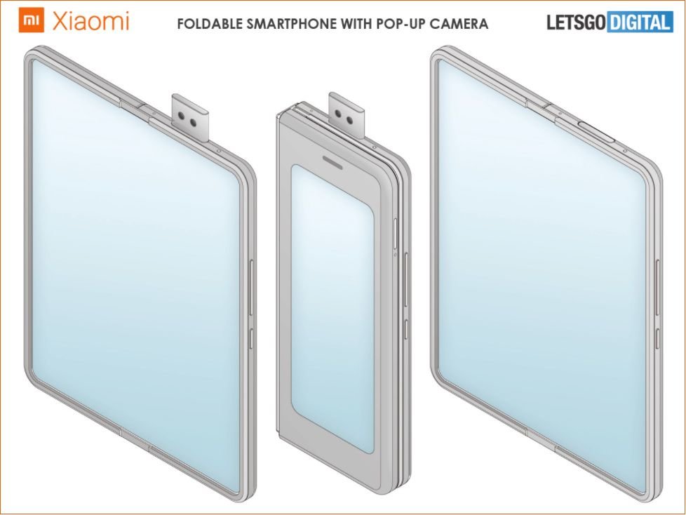Patent document point to a new Xiaomi foldable phone with pop-up selfie
