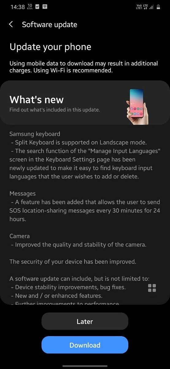 One UI 2.5 update released for Samsung Galaxy M21