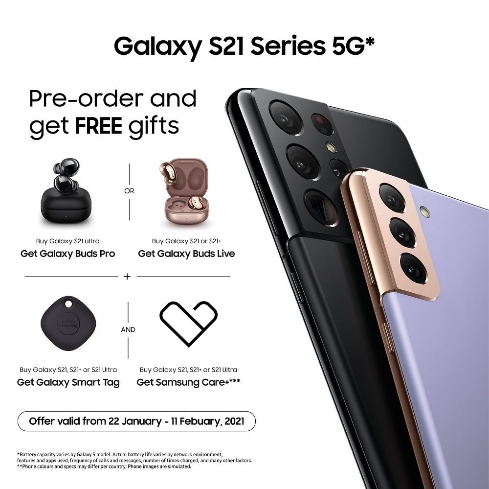 Six African countries gets amazing preorder offers on the Galaxy S21-series Galaxy S21 preorder offers 1