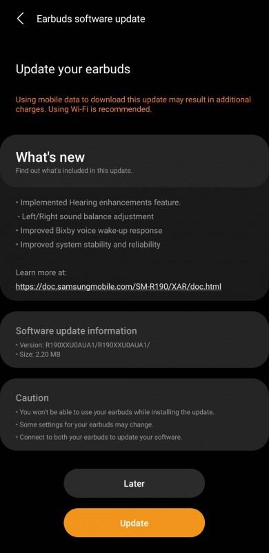 New software update released for Galaxy Buds Pro under a week of launch