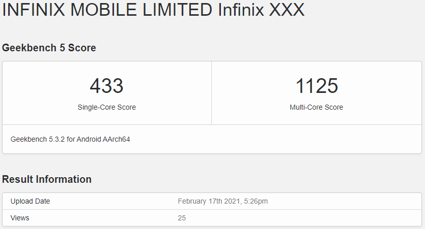 Infinix Note 10 Pro passes through GeekBench with Helio G90T