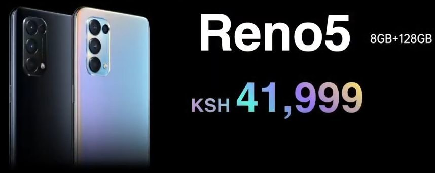OPPO RENO5 price in Kenya