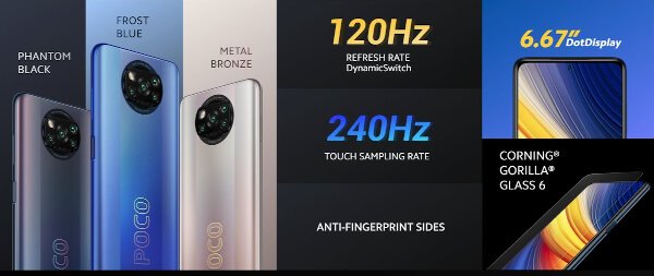 Poco X3 Pro is an upgrade of CPU and a downgrade of camera specs