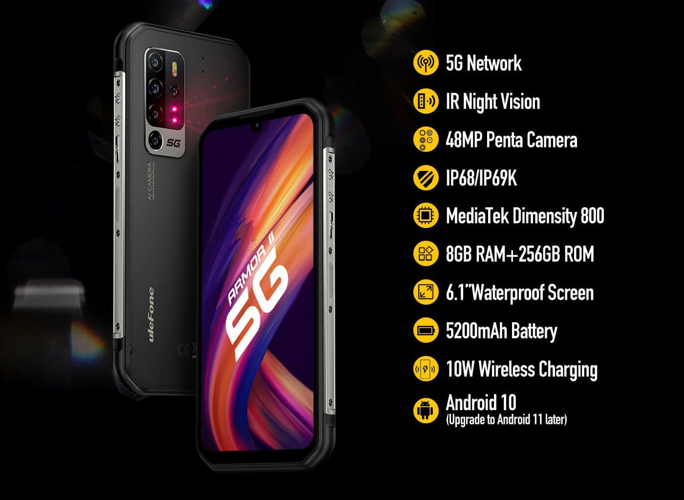 Armor 11 5G with Dimensity 800 and penta-lenses now official | DroidAfrica