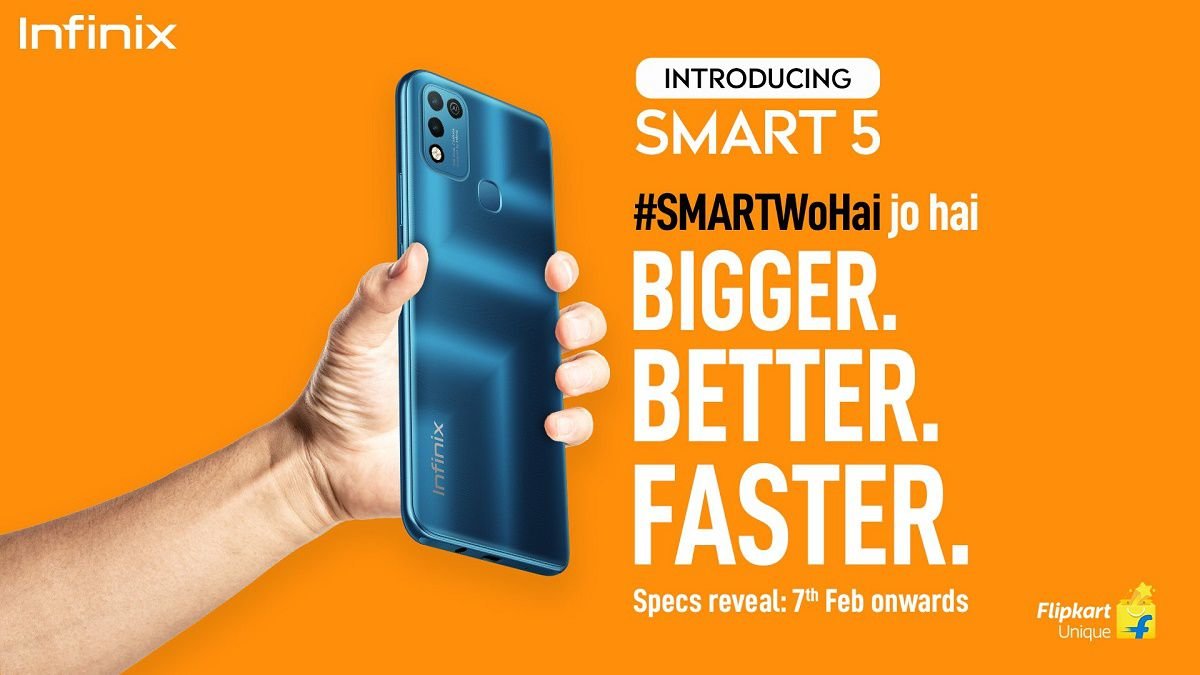smart 5 infinix is launching in India soon