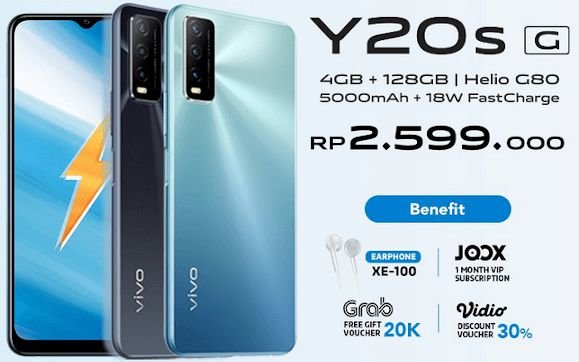 A month later, Vivo's Y20s G lands in Indonesia with Helio G80 CPU | DroidAfrica