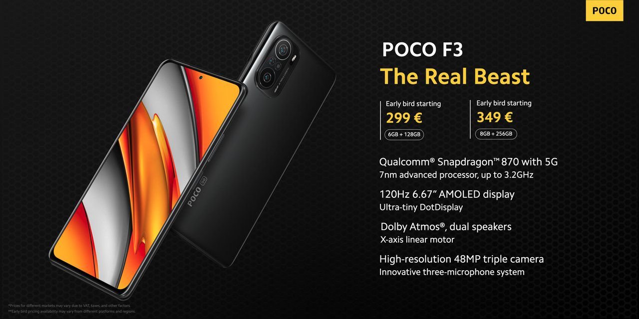 Poco F3 is a blatant rebadged Redmi K40 with Snapdragon 870 CPU