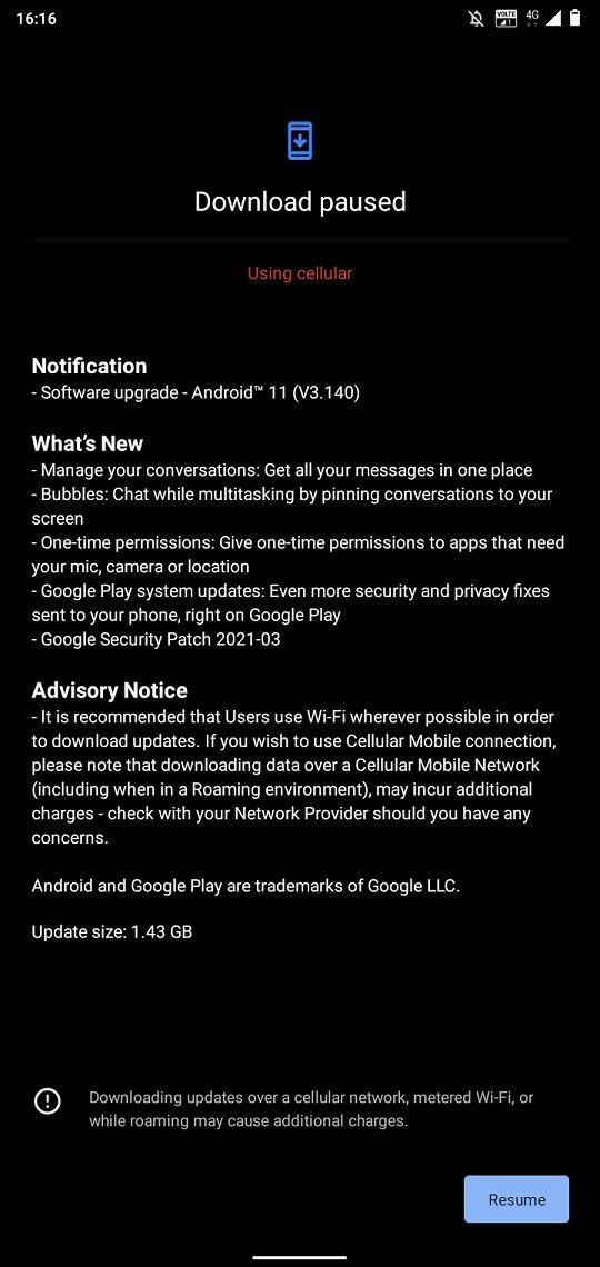 Android 11 with March 2021 security patch released to owners of Nokia 3.2