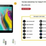 Tab P704A is the latest tecno tablet