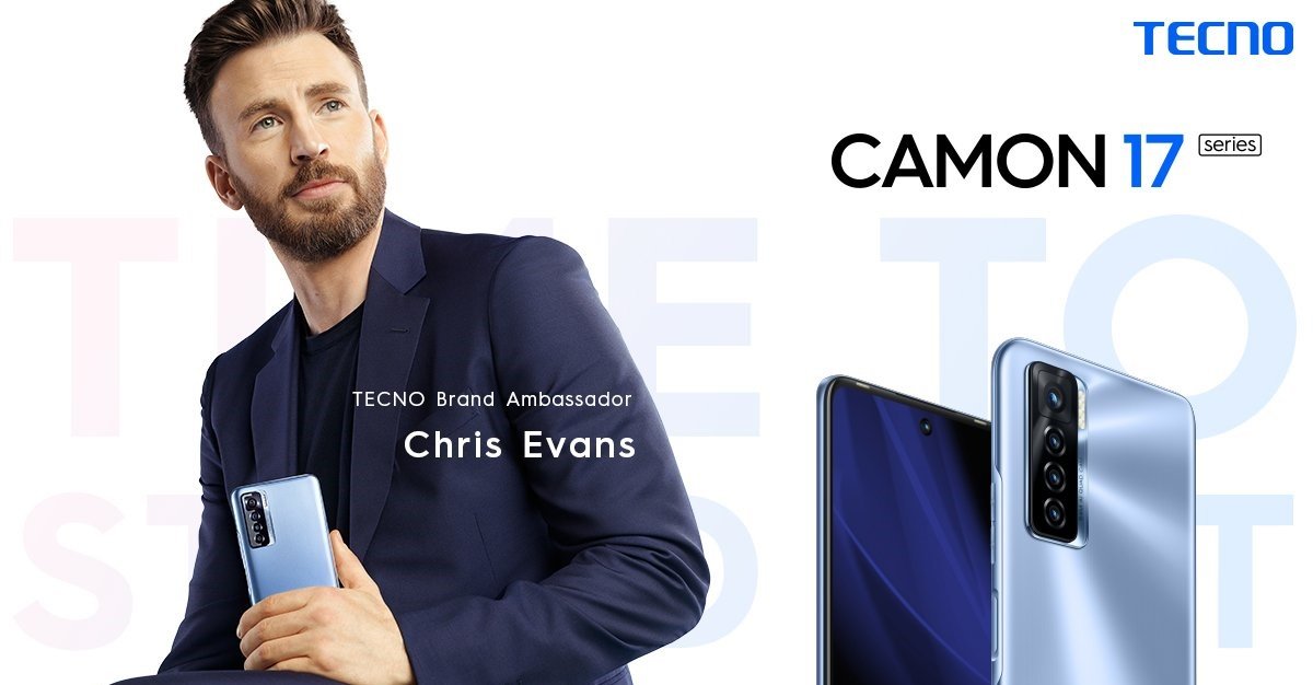 Chris Evans, Captain America is now Tecno's Brand Ambassador