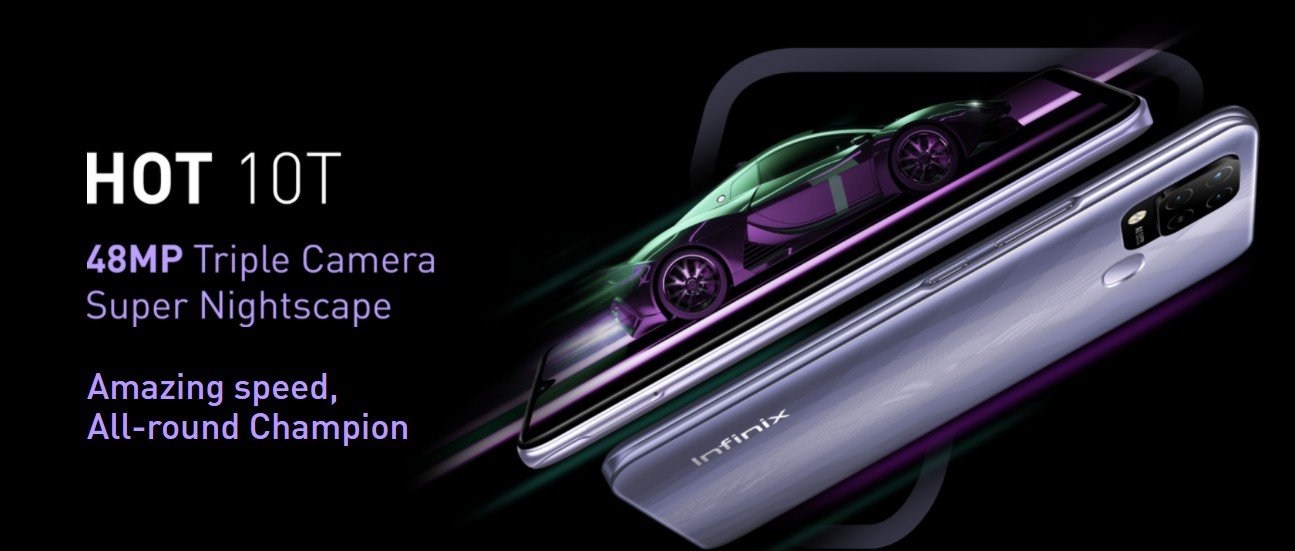 Hot 10T from Infinix with Helio G70 CPU coming to Africa soon Hot 10T barner 1