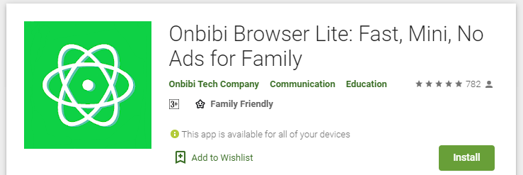 Key features of Onbibi browser