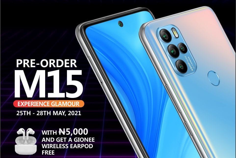 Gionee M15 introduced in Nigeria with Helio G90 CPU