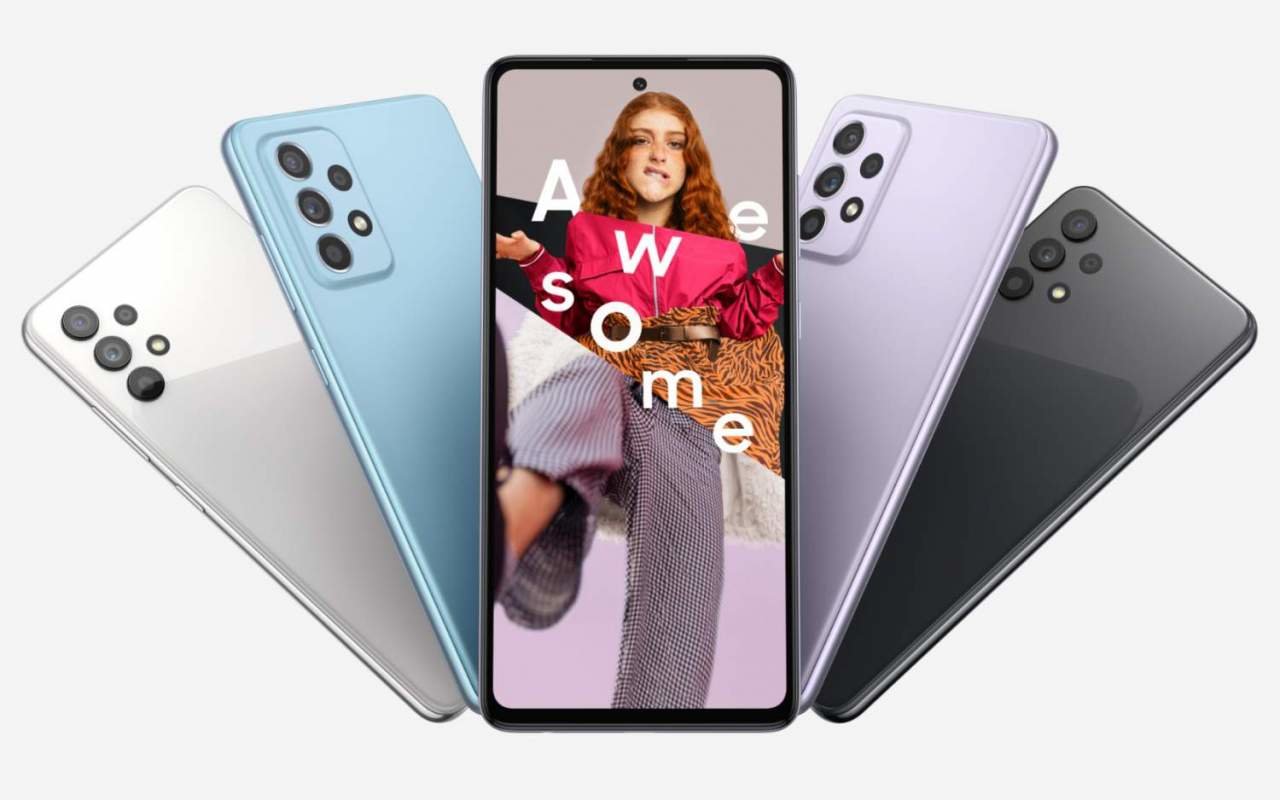 Samsung Galaxy A52 and A72 availability held back due to chip shortage.