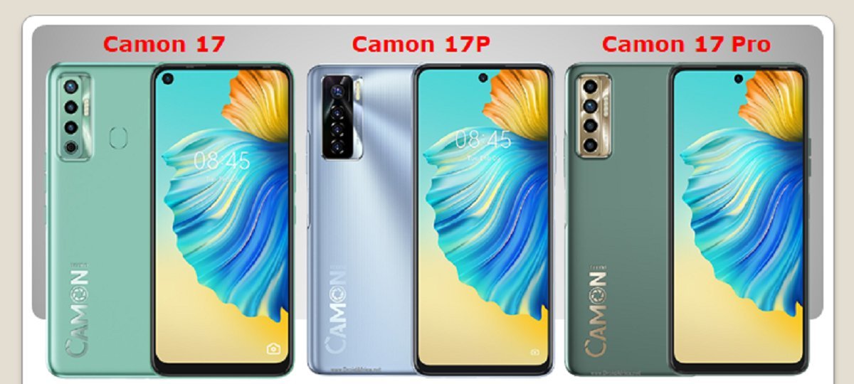 Difference between Tecno Camon 17 vs Camon 17P vs Camon 17 Pro | DroidAfrica