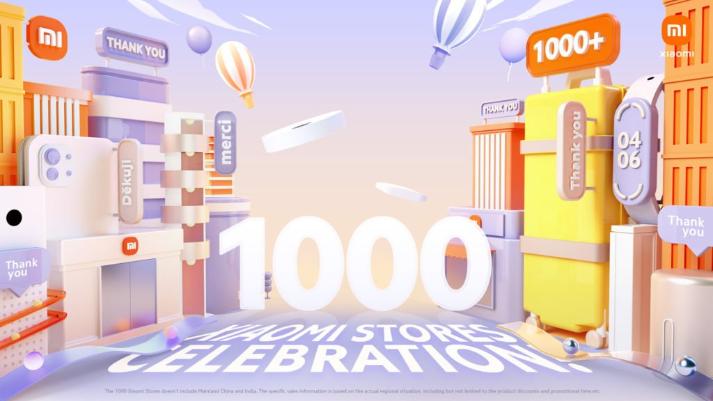 Xiaomi celebrates 1000th store