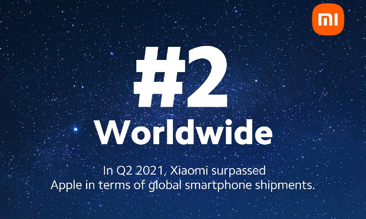 Xiaomi now world number 2 phone maker