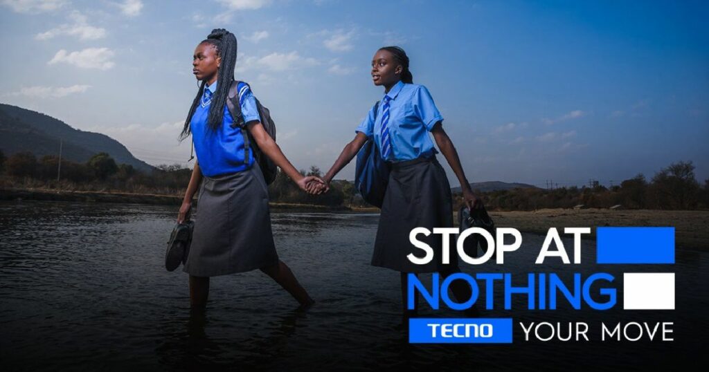 STOP AT NOTHING is Tecno's new brand slogan, will be inscribed on Spark 8