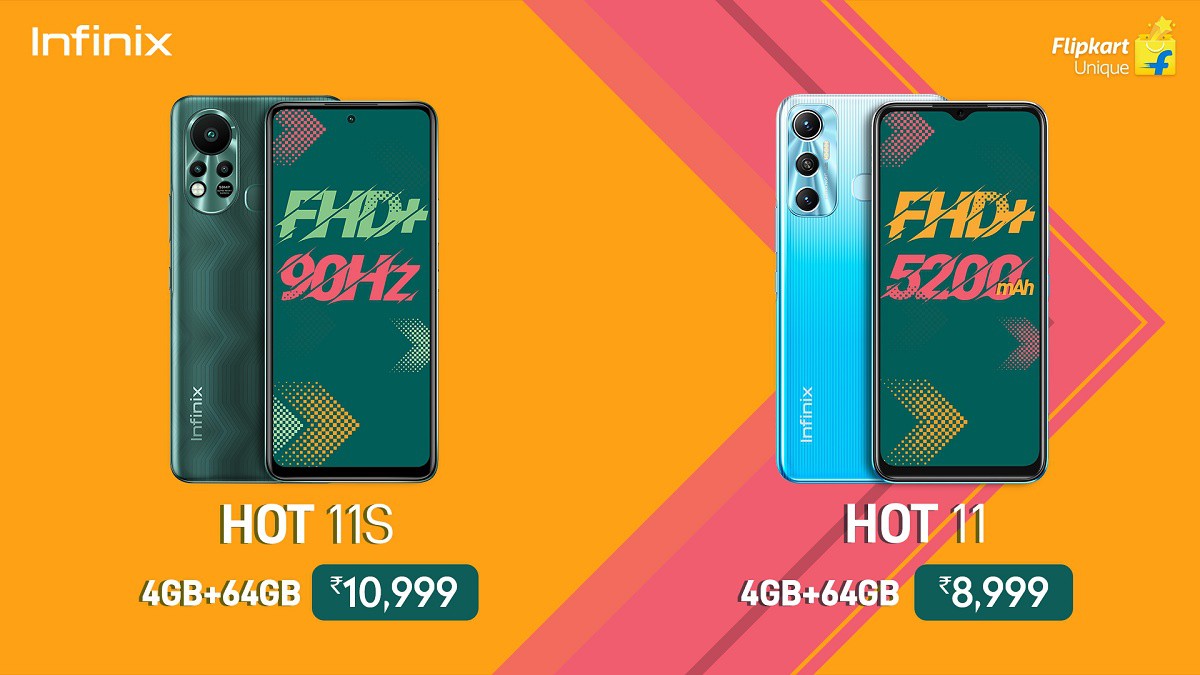 The price of Hot 11 and Hot 11s in India