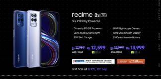 realme 8s 5g pricing in India