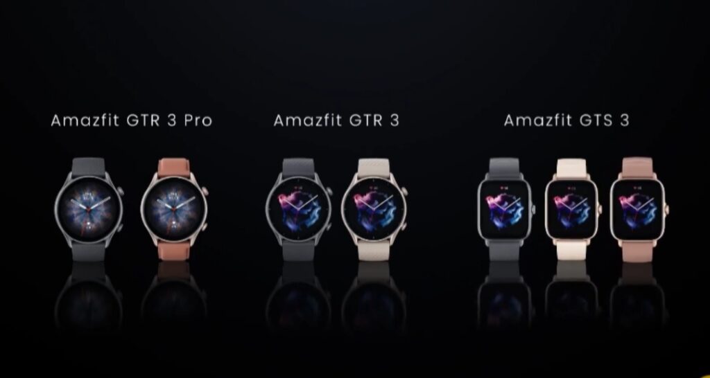 Amazfit GTR 3 Pro, Amazfit GTR 3, and Amazfit GTS 3 launched with Amazon’s Alexa voice assistant