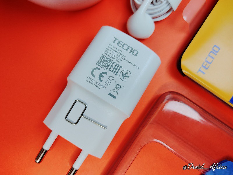 Tecno Spark 8 Review Spark 8 10W charger