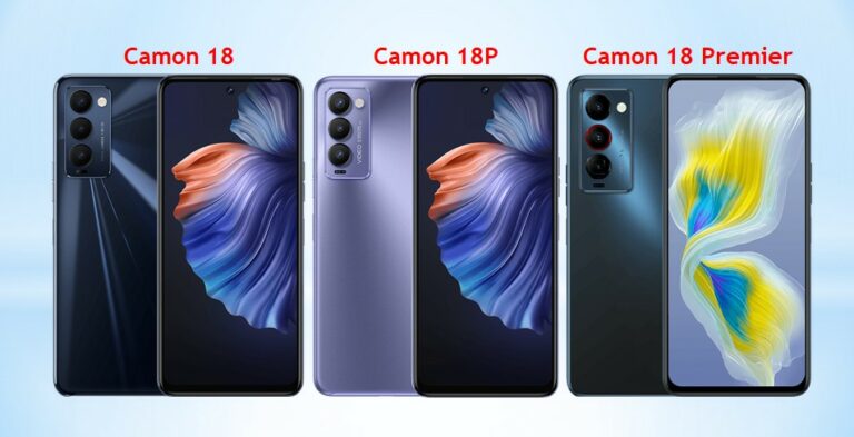 Tecno Camon 18 vs Camon 18P vs Camon 18 Premier
