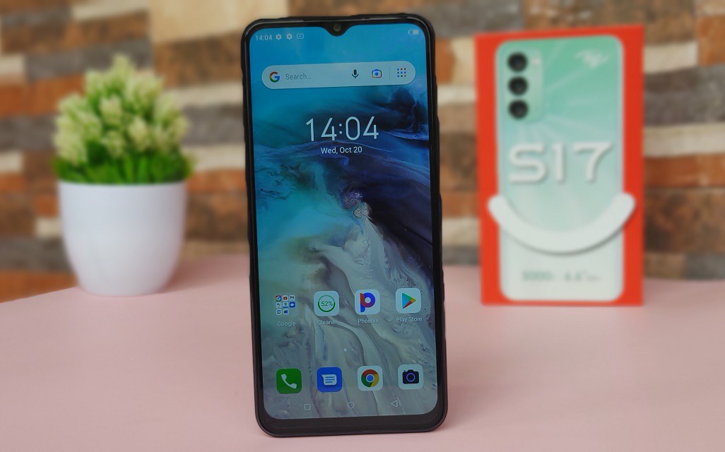 iTel S17 unboxing; attractive camera design with just 8MP lens