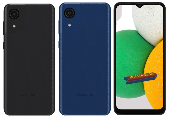 Samsung Galaxy A03 Core colors