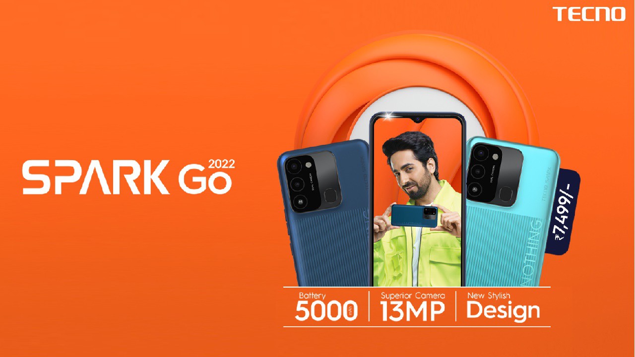 Tecno Spark Go 2022 with 5000mAh battery debut in India at Rs.7,499 Tecno Spark Go 2022 debut in India 1
