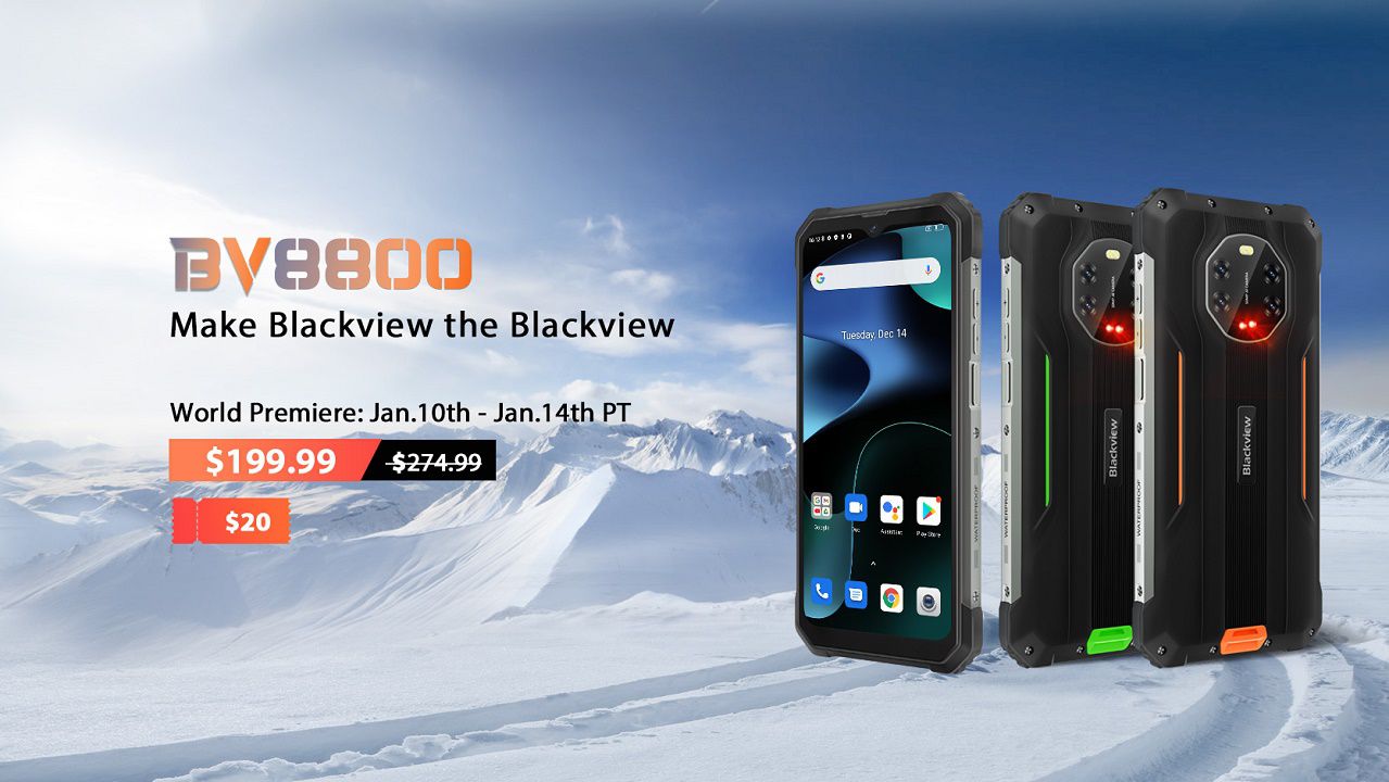 Blackview BV8800 is now available with limited $199.99 early bird offers New Blackview BV8800 1