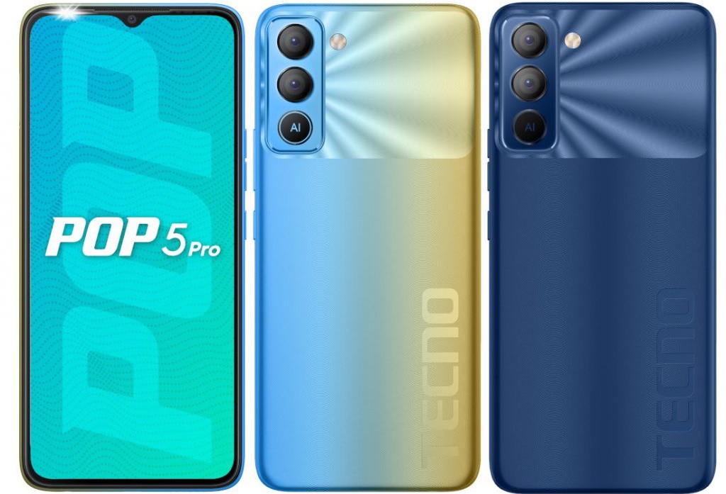 Tecno POP 5 Pro colors options