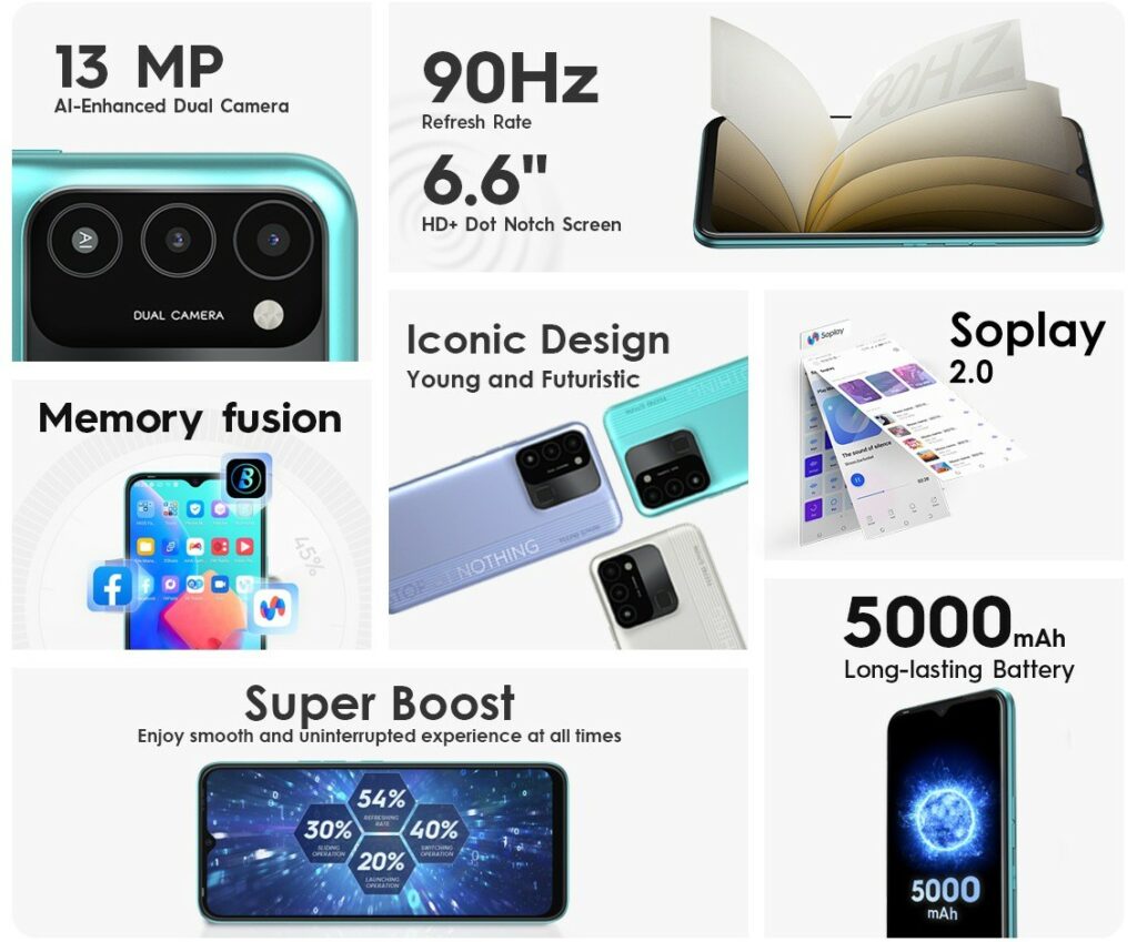 Tecno Spark 8C features