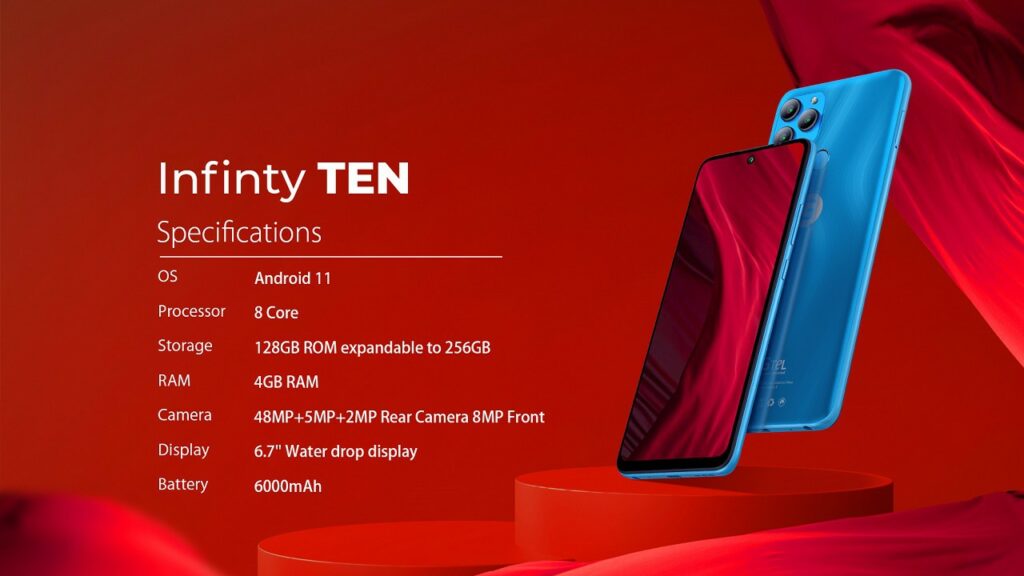 GTel's most beautiful smartphone ever, dubbed Infinity TEN is now official; full specs still in the wild GTel Infinity Ten 10 now official in Zimbabwe