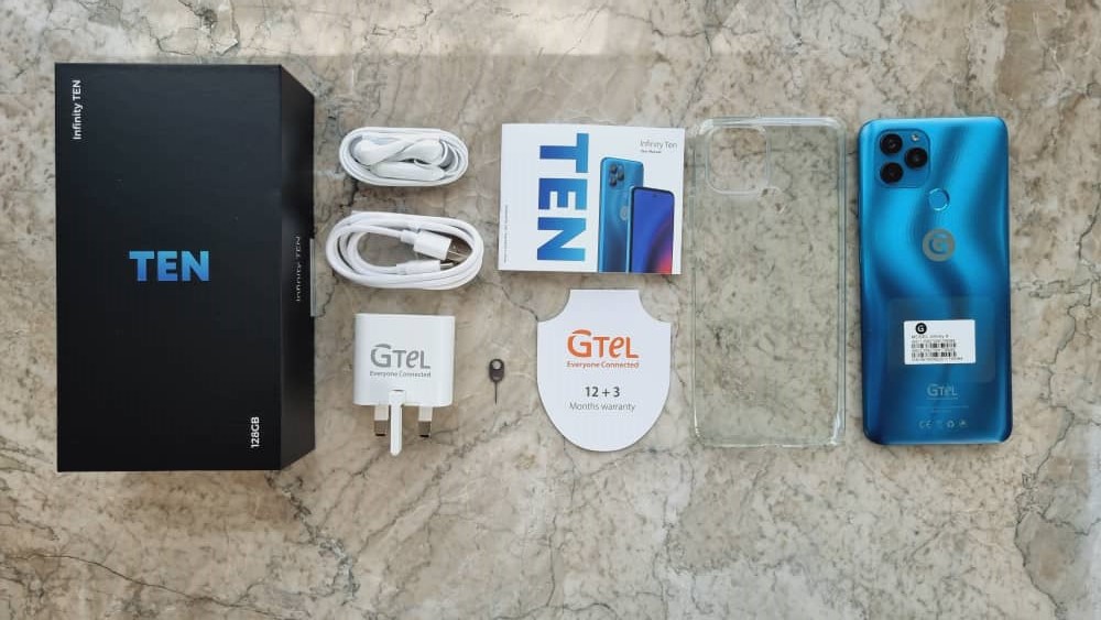 GTel Infinity Ten unboxing and review GTel's most beautiful smartphone ever, dubbed Infinity TEN is now official; full specs still in the wild GTel Infinity Ten unboxing and review