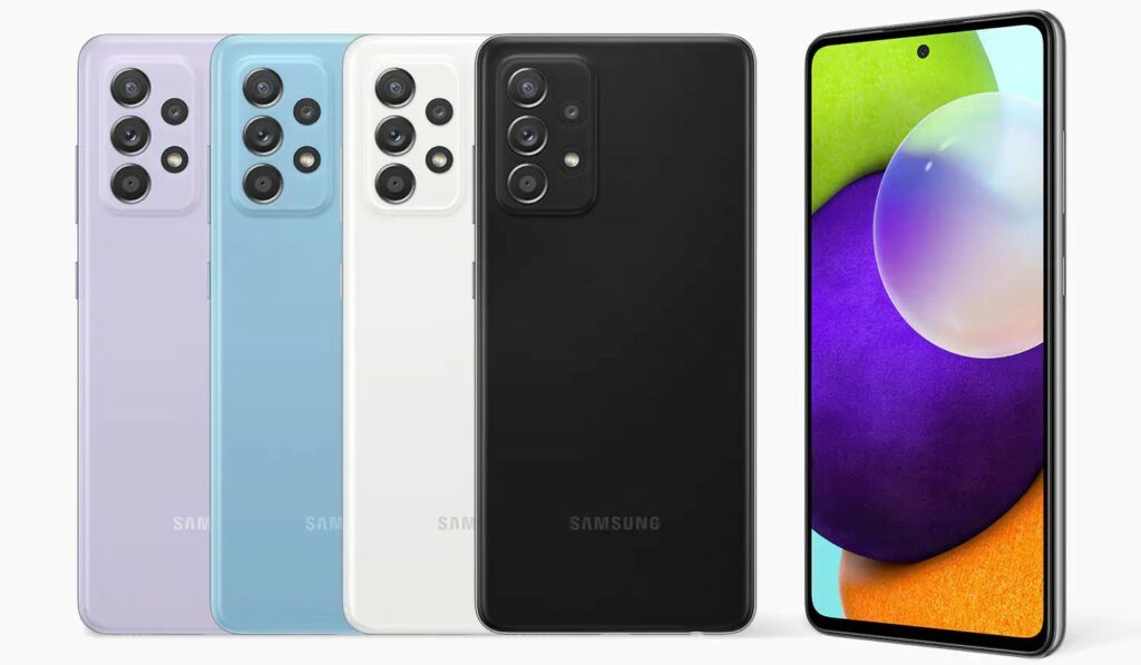 Samsung Galaxy A52 5G color options