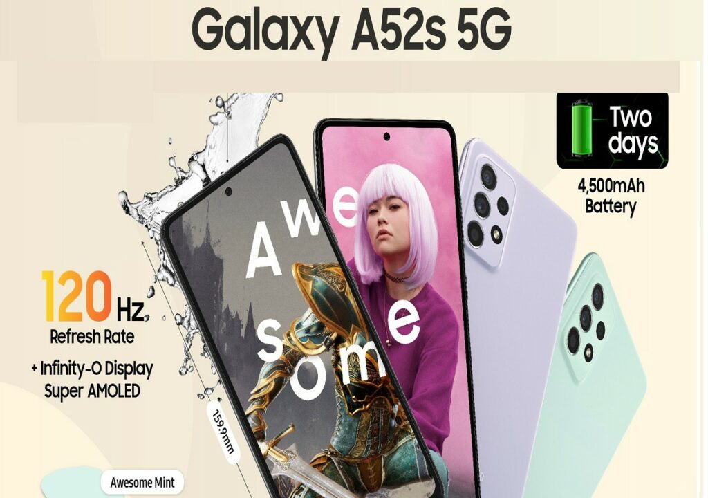 Samsung Galaxy A52s 5G Galaxy A52s 5G color options