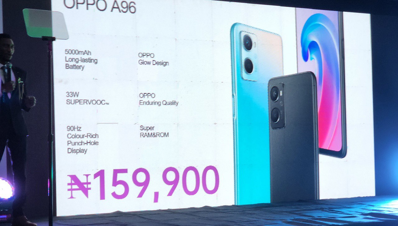 Price of OPPO A96 4G in Nigeria