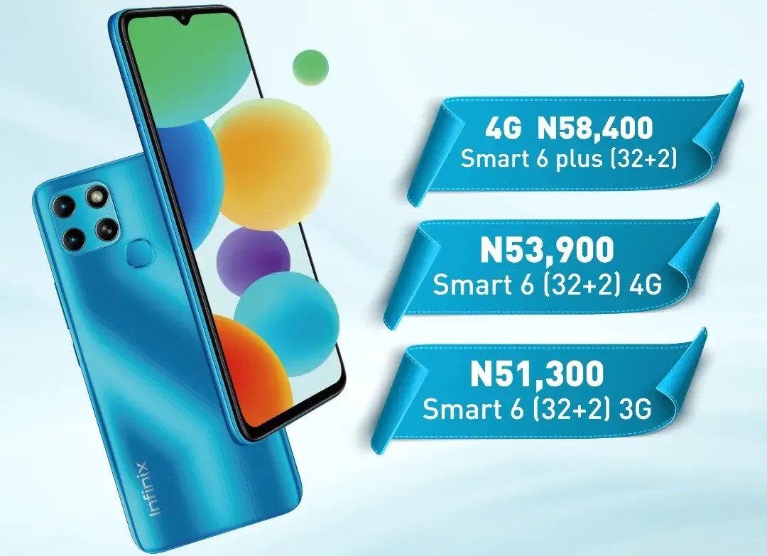 Pricing of Infinix Smart 6-series in Nigeria
