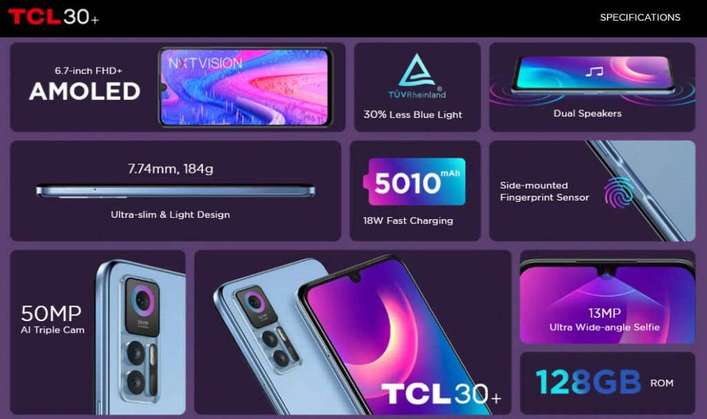 TCL 30 Plus Full Specification and Price | DroidAfrica