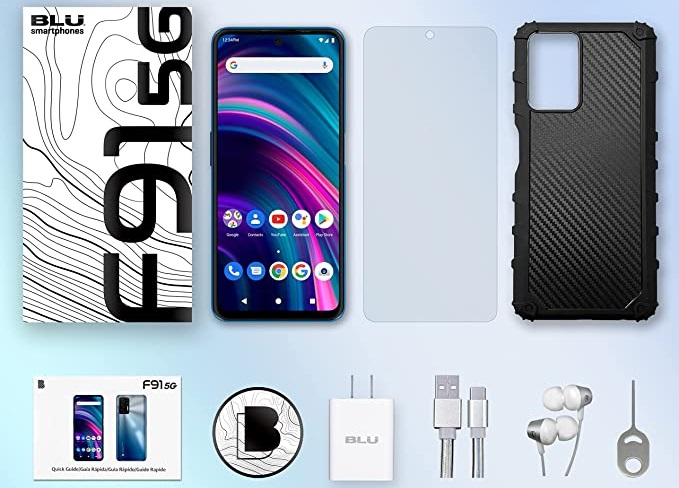 First 5G smartphone from BLU modeled F91 just went official with Dimensity 810 CPU 3 First 5G smartphone from BLU modeled F91 just went official with Dimensity 810 CPU BLU F91 5G box content