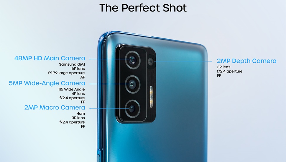 First 5G smartphone from BLU modeled F91 just went official with Dimensity 810 CPU BLU F91 5G camera specs