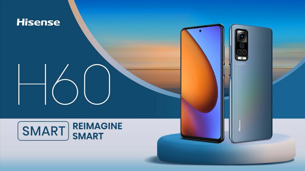 HiSense H60 Smart 1024x576 Five new HiSense smartphones announced, including the H60 ZOOM with 108MP camera HiSense H60 Smart